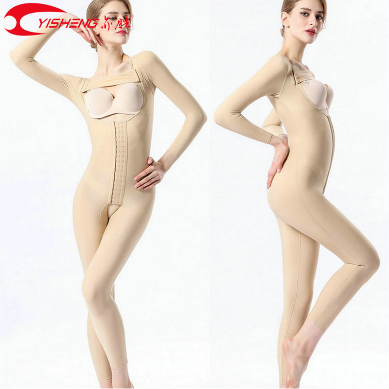 YISHENG Full Body Shaper Women Bodysuit Shapewer Compression Slimming Body Suit Liposuction Post Surgery