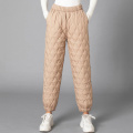Winter down cotton trousers thicker women wear high-waist pants windproof warm winter trousers FC147