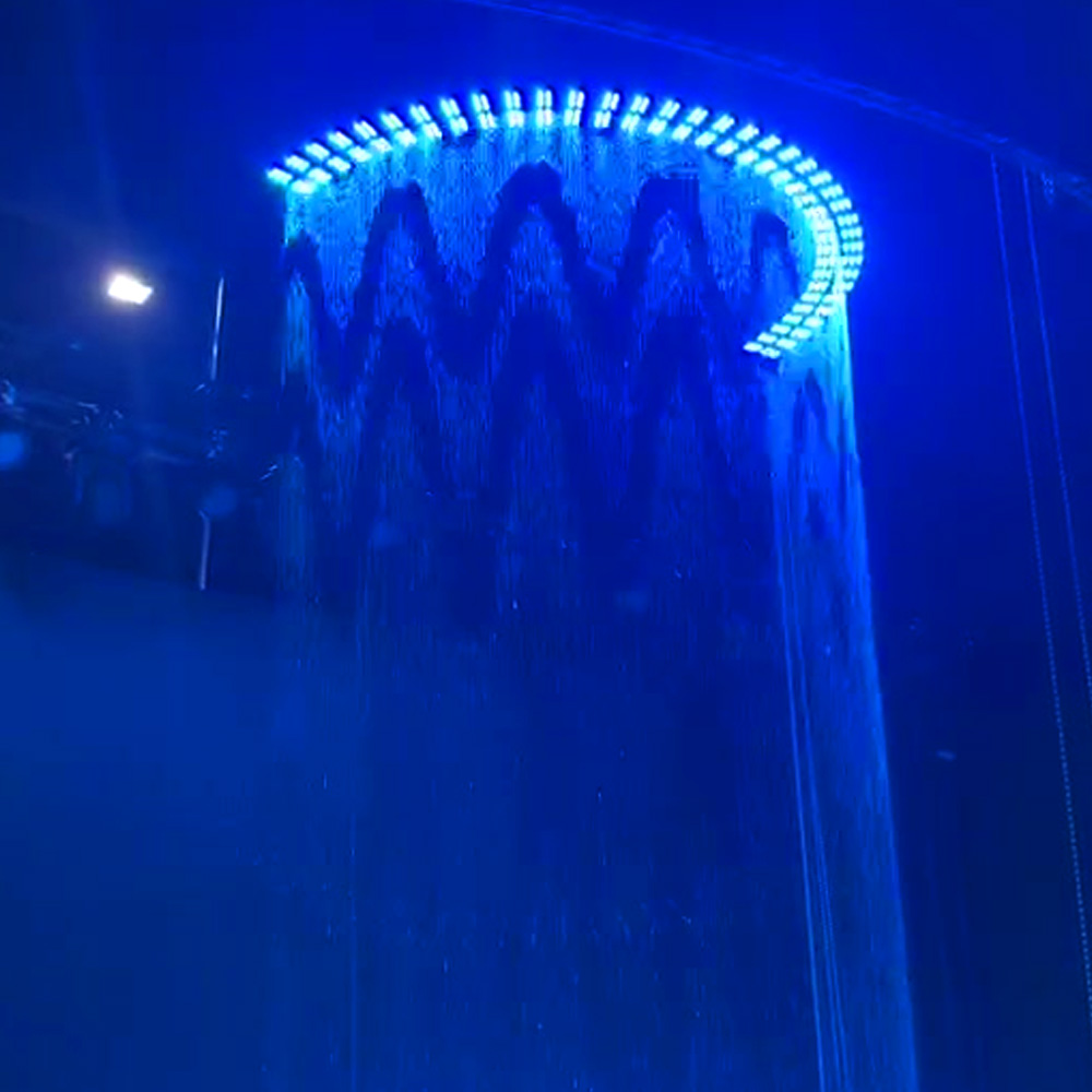 water feature rain curtain