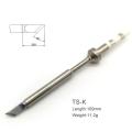 New TS100 Mini Soldering Iron Digital Soldering Iron Tip Replacement Bit Head B2 BC2 C4 D24 K I Ku ILS C1 Lead Free