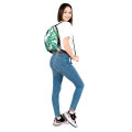 Who Cares Leaves 3D Printing Drawstring Bag Girl Fashion Backpack Women Pouch Shopping Bag Bolsa Feminina School Shoe Bag
