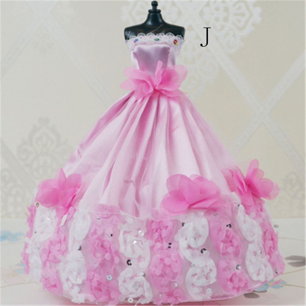 Multi Styles Evening Dress For Doll Wedding Dress Furniture For Dolls Puppet Clothes For Dolls Accessories