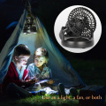 Portable Tent Light Fan with Hanging Hook