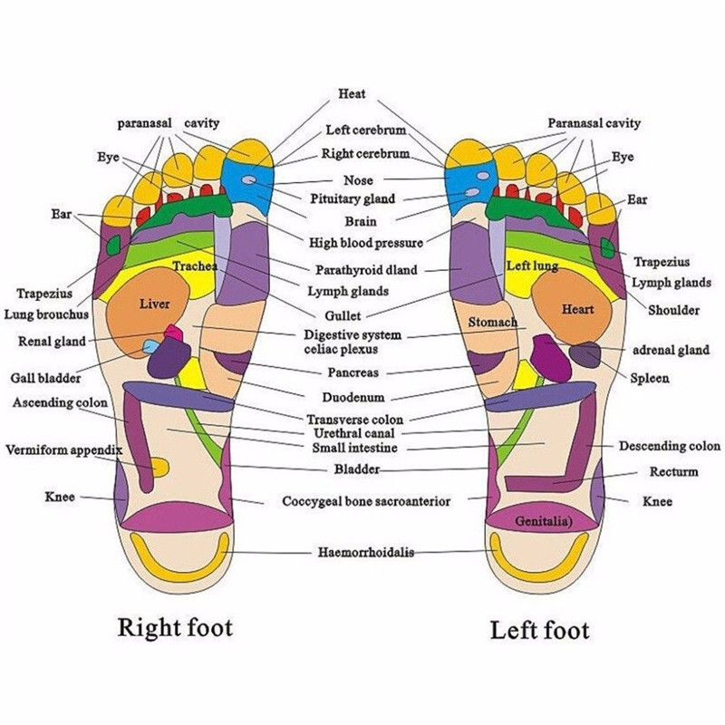 Natural Pebble Foot Massage Shoes Acupuncture Point Cobble Therapy Massage Slippers Health Sandals Feet Elderly Care Shoes