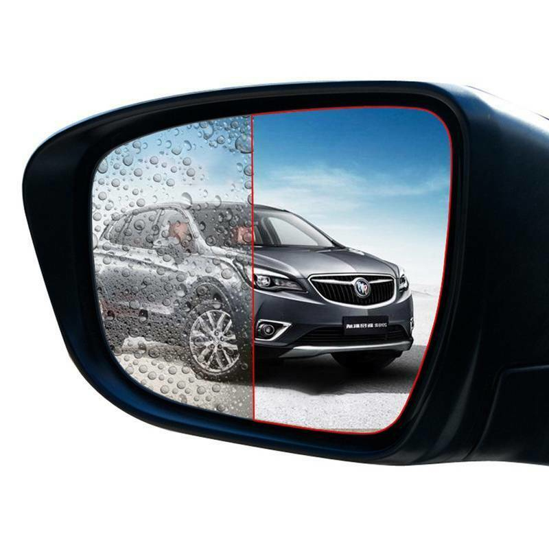 Car Rearview Mirror Protective Film Waterproof Membrane Car Sticker Anti Fog Mirror Protective Film Anti-glare Rainproof Tools