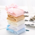 Socks Bow Summer Spring Mesh Newborn Baby Girls Kids for Christmas Winter Non-slip Terry Cotton Sokken Princess Knee High Long