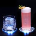 Acrylic Crystal Ultra-Thin Led Light Coaster Cocktail Coaster Flash Bar Bartender Lighting Base Lamp Placemat For Dining Table