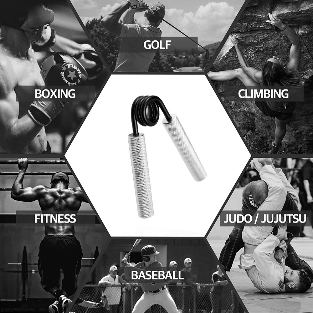 100lbs-300lbs Fitness Heavy Grips Wrist Rehabilitation Developer Alloy Hand Grip Muscle Strength Training Device Carpal Expander