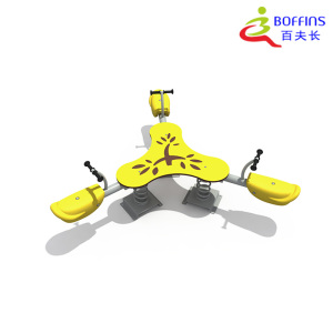 Reimagining Play with Tri-Seat Spring Rocker Seesaw