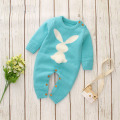 Baby Romper Jumpsuit Boys And Girls Autumn And Winter Rabbit Cotton Sweater Jumpsuit Keep Warm Cotton New Born Baby Clothes