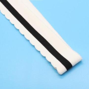Wave Shaped Striped Rib Knit Fabric for Cuff Collar Hem Bottom Collar Knit Rib Fabric T-shirt Neckline Rib Top Garment Accessory