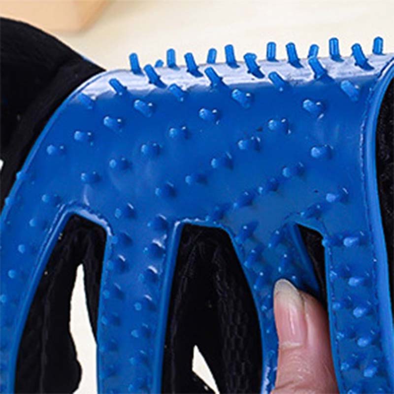 Silicone Pet Dog brush Glove Deshedding Gentle Efficient Pet Grooming Glove Dog Bath Cat cleaning Supplies Pet Glove Hair Remove