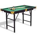 GOPLUS 47" Folding Billiard Table Pool Game Table Includes Cues Snooker Tables Pool Table Game Pool Cue Stick Balls