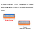 16pcs/box Razor Blade For Men Face Care 5 Layers Shaving Cassette Stainless Steel Safety Blades Suit For Gillette Fusion