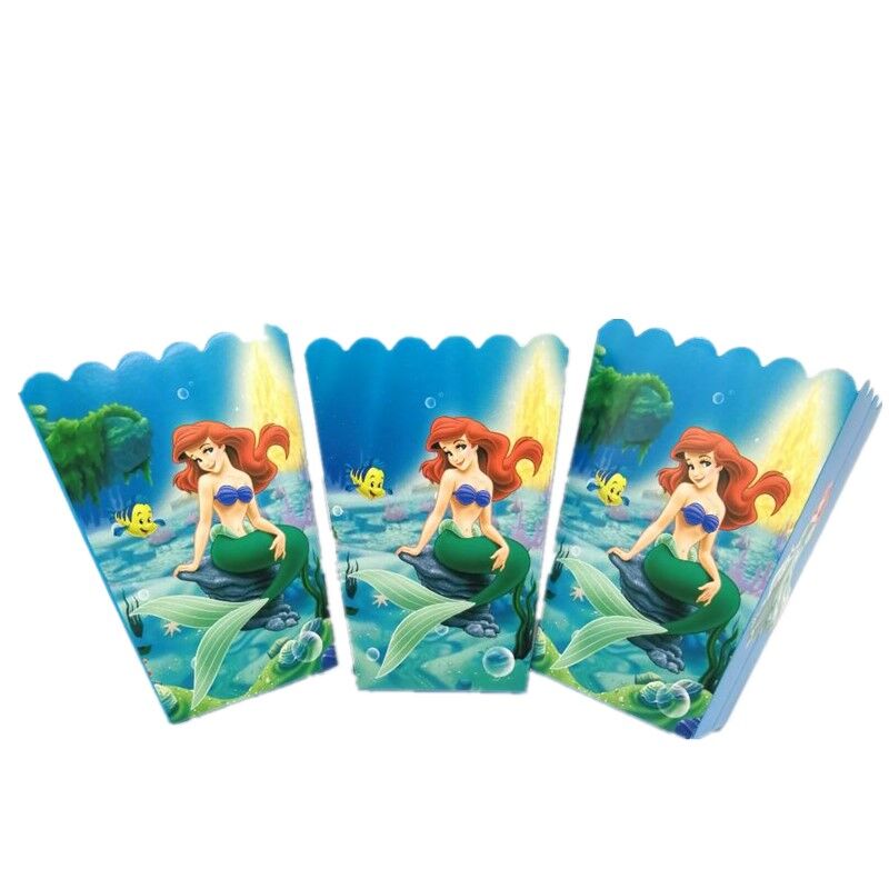 Mermaid Theme Wholesale paper Flags Plate Cap Baby Happy Birthday wedding event party supplies for kids Party decoration