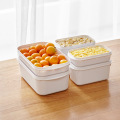 Refrigerator storage box special sealed box home kitchen transparent multi-function plastic box with lid food storage box