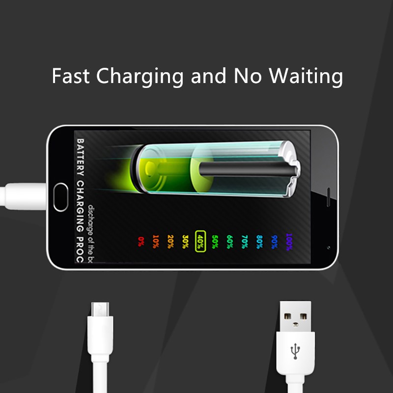 Android Micro USB Charging Cable,GUSGU Extra Long Flat Charging Cord Wire Super Durable Charging and Data Sync Cord for Samsung