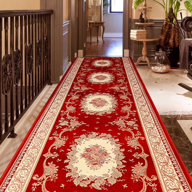 Nordic Style Long Hallway Carpets European Wedding Hotel Corridor Carpet Kitchen Area Runner Rugs Geometric Aisle Bedroom Rugs