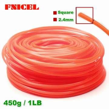 FINCEL 2.4mm 1LB Grass Trimmer Line Strimmer Brushcutter Trimmer Nylon Rope Cord Line Long Round/Square Roll Grass Rope Line