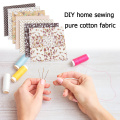 7pcs 50x50cm Pure Cotton Fabric Printed Cloth Sewing Quilting DIY Home Fabrics for Patchwork Needlework Handmade Accessories
