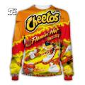 Family matching Outfits Hot Cheetos food 3D Print Hoodie/Sweatshirt/Jacket/Zipper Adult/Kid baby mother father family clothing
