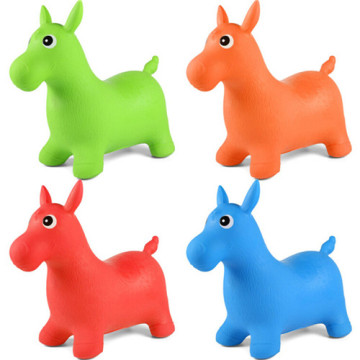 Animal Kids Space Hopper Inflatable Jumping Horse Ride-on Bouncy Hopper Toys Extra Thickness Toy For Kids Random Color