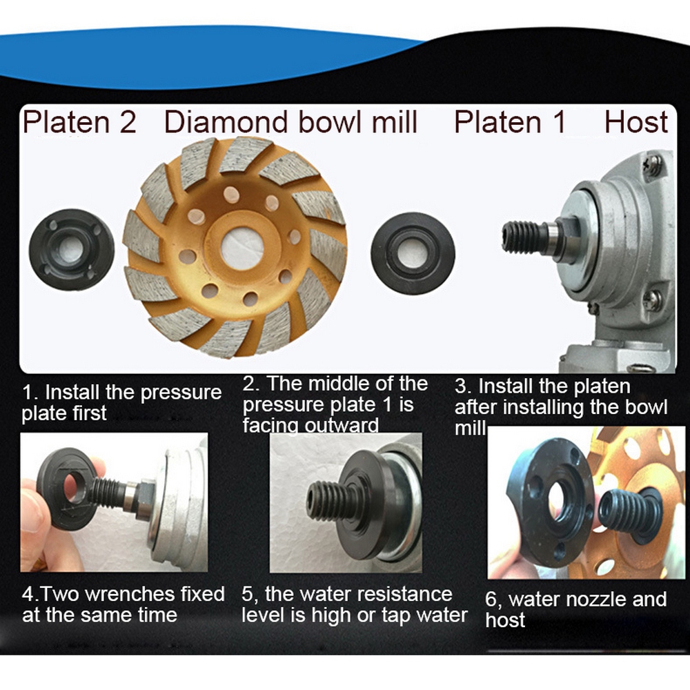 Polishing Machine 220V 1400W Wet Polisher Grinder Polishing Kit Granite Marble Sandstone Electric Polishing Machine Power Tools