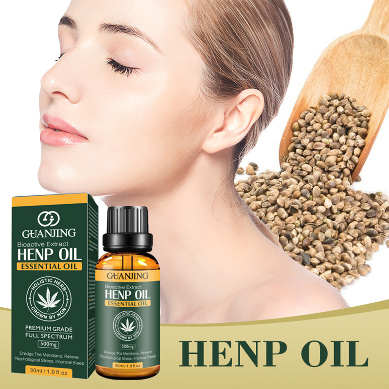 Bioactive Oil Hemp CBD Organic Essential Oil Hemp Seed Oil Herbal Drops Body Relieve Stress Oil Skin Care Help Sleep