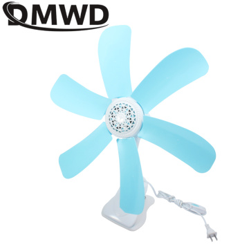 DWMD Home Desktop clip fan Mini Electric wall mounted Office Clamp cooling fans Student Dorm Bed Natural Wind Ventilation EU US