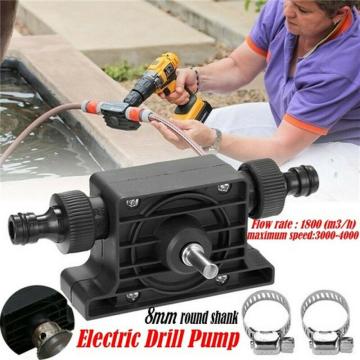 Portable Electric Drill Pump Diesel Oil Fluid Water Mini Hand Self-priming Transfer Pumps Home Improvement Plumbing