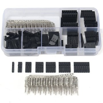 310Pcs 2.54mm Male+Female Dupont Wire Jumper And Header Connector Housing Kit Best Price New Electric Unit Electronics Stocks