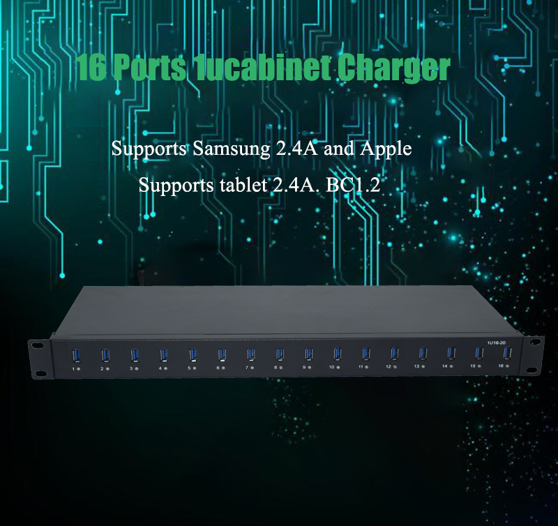 16 Port Type-C 1ucabinet charger