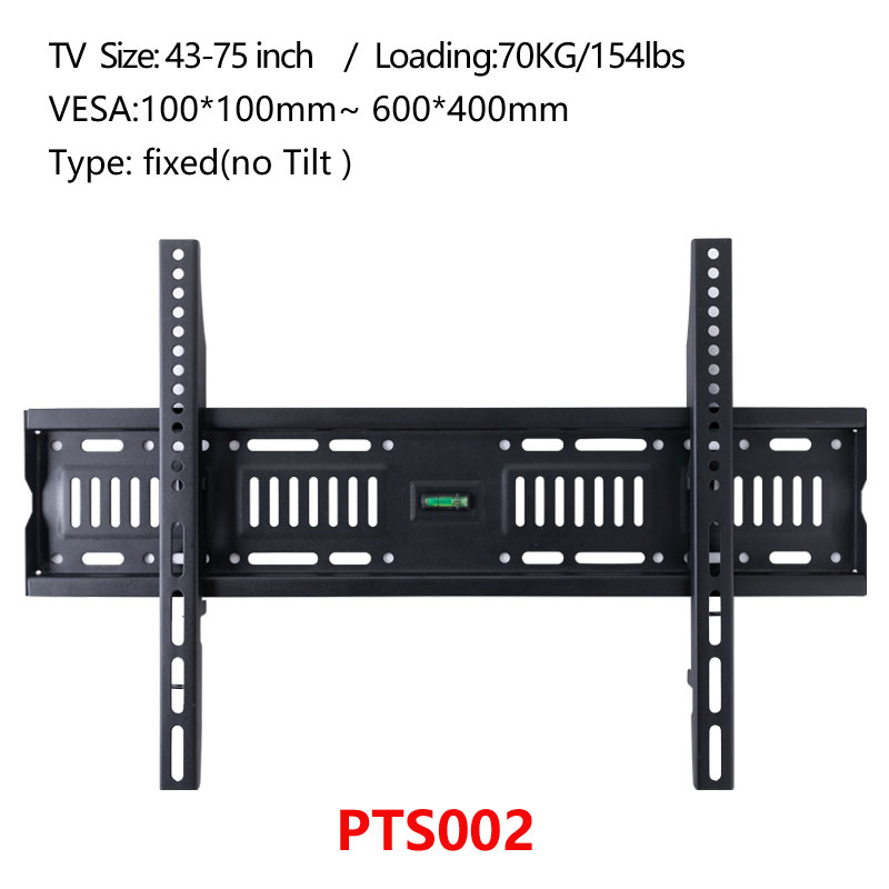 Universal Wall Mount Tilt Swivel Bracket TV Rack for TV 32-75 Inch LCD/LED Plasma TV Mount Up To VESA 600x400mm and 154lbs