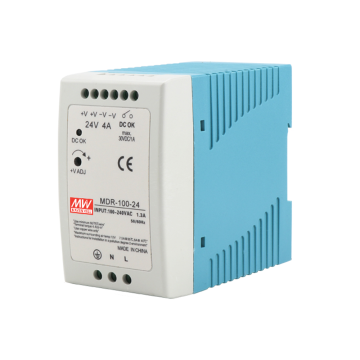 Meanwell MDR-100 Single Phase AC/DC PSU 100W 12V/7.5A 24V/4A 48V/2A DIN Rail Mounted Industrial Power Supply free shipping