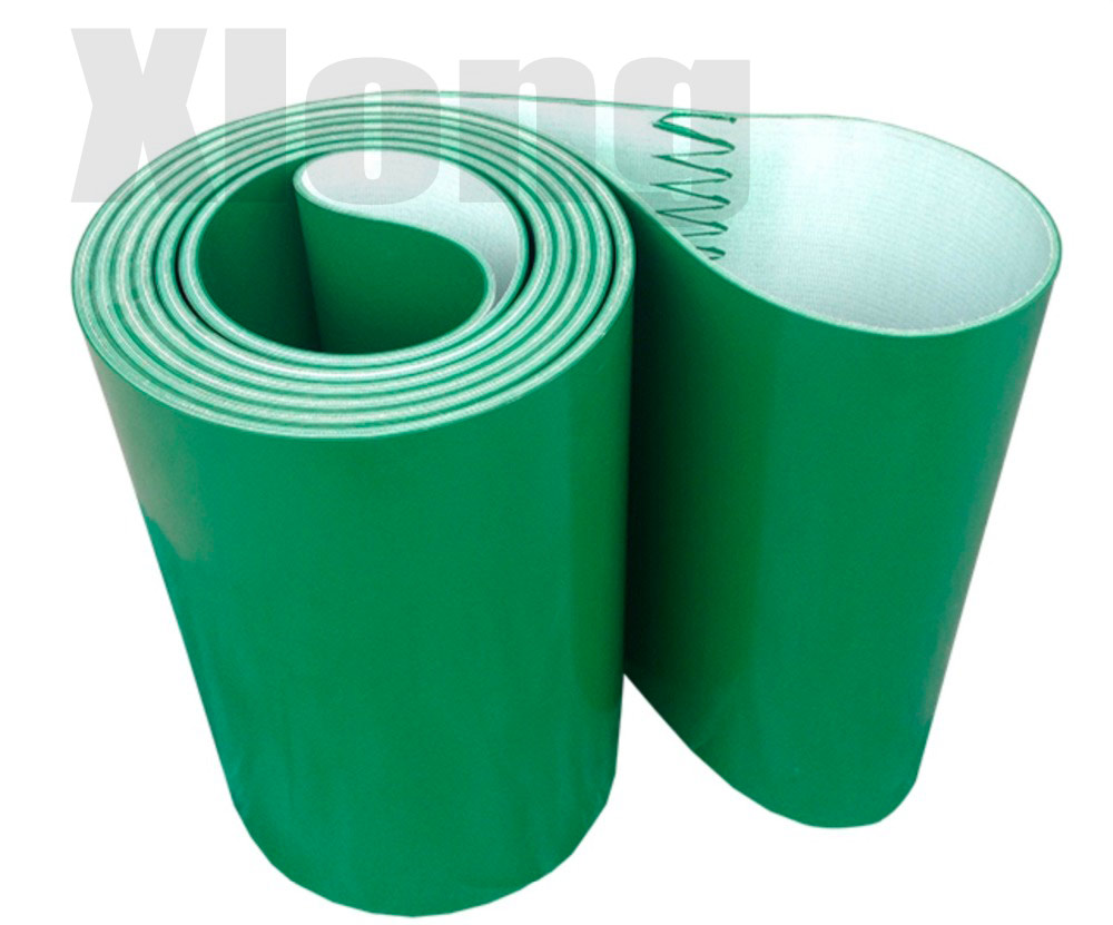 800 x 200 x 3 mm Green PVC Flat Belt Light Assembly Line Industrial Belt Conveyor Flat Belt Conveyor Climbing Belt