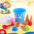 Beach Toys Set Ice Cream and Cake Series sand Mould Set,13 Piece toys Set L41D