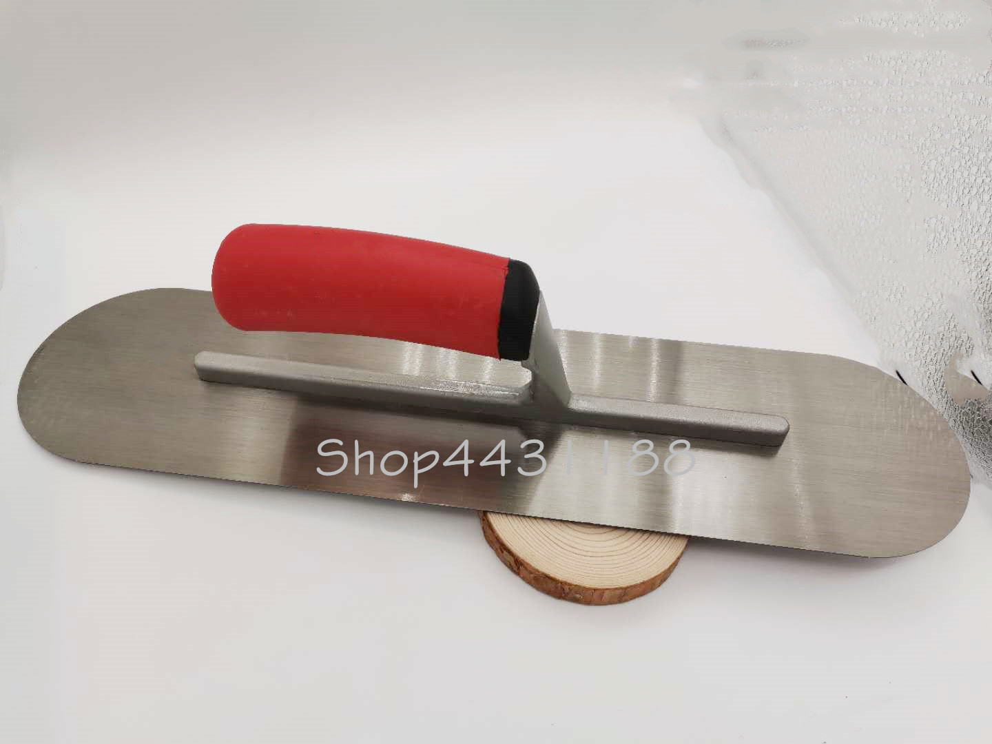 406*102mm Round head High Carbon steel Plastic Handle Plaster Trowel Construction Concrete Spatula Tool