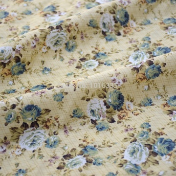 2020 pretty blue flower cotton fabric home textile tilda patchwork quilting clothing dress sewing bedding
