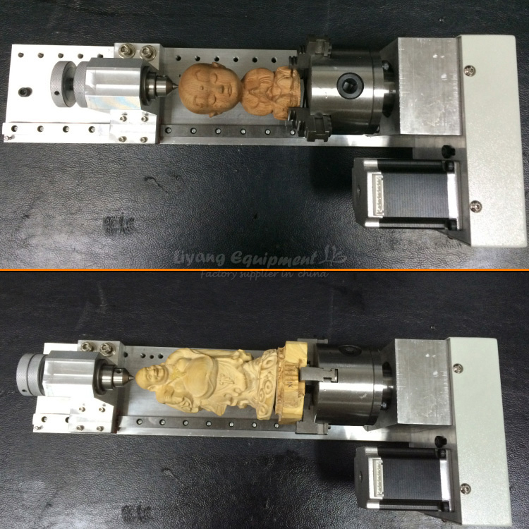 Slide rail fourth axis rotary shaft A axis 4 axis numerical control division head of the olive core stereo fittings Slide four