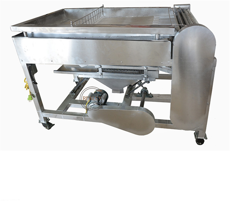 Industrial Automatic Green Broad Beans Peeler Commercial Edamame Soya Bean Pea Peeling Machine