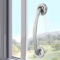 Bathroom Handrail Suction Cup for Bathroom Accessories Glass Door Handle Children Elder Strong Sucker Silver Hand Grip