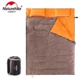 Naturehike 2 Person 190T Polyester Cotton Down Warm Padding Lightweight Portable Outdoor Hiking Camping Sleeping Bag