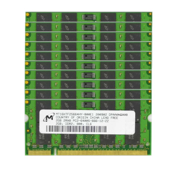 20GB(2GBX10) PC2-6400S DDR2 800MHz 200pin 1.8V SO-DIMM RAM Laptop Memory