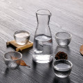 Japanese Glass Wine Set Creative Sake Glass Pot Ice Jug Flagon Liquor Spirits Shochu Cups Wine Bottle Drinkware Bar Set Gifts