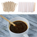 500pcs Wooden Coffee Tea Stirrers Craft Sticks Hot Corn Stick 5.5inch , Well Sealed