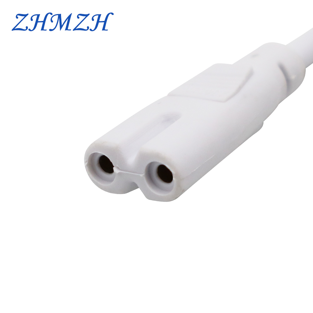 T4 T5 Switch Power Cord For LED lights & Fluorescent Lamp Extension Cords Power Cable Plug Adapter 1m