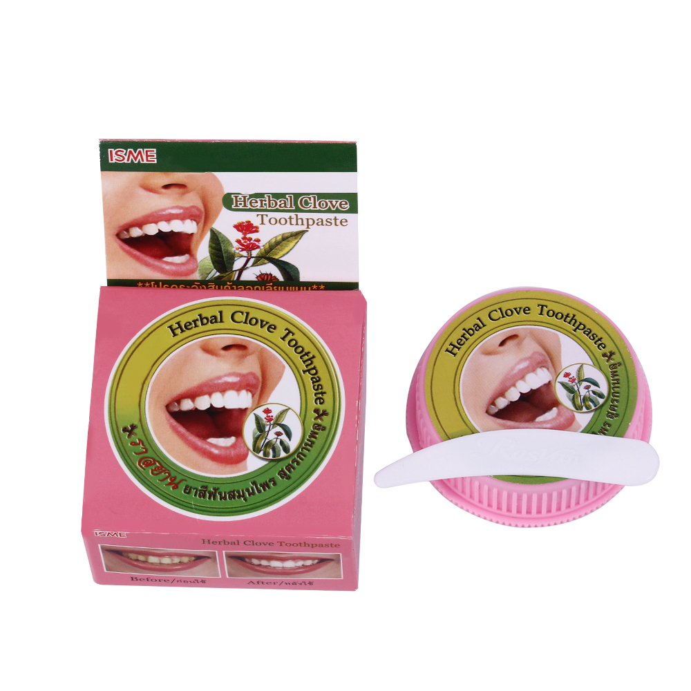 10g/25g Toothpaste Teeth Tooth Whitening Natural Coconut Herb Clove Mint Flavor Tooth Paste Kit Dentifrice Remove Stain Cleaning