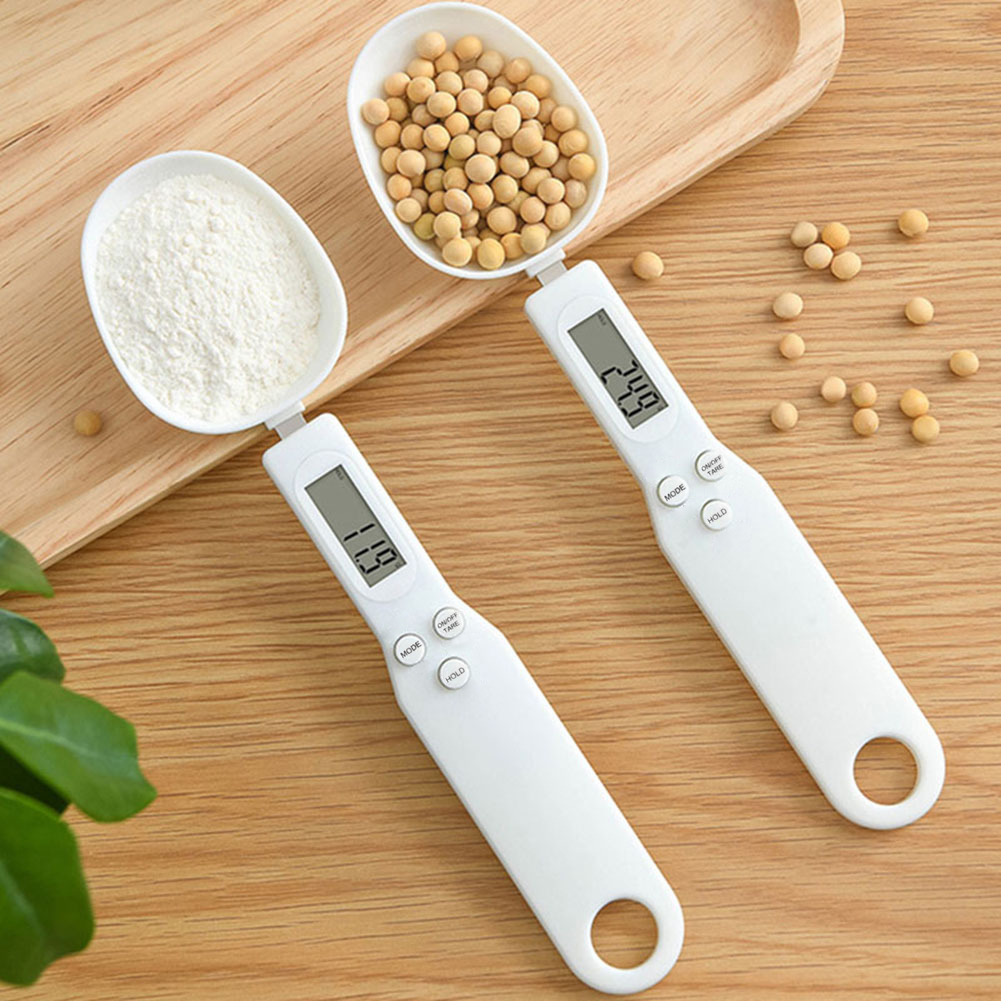 300g/0.1g Precise Measuring Spoon Digital Food Ingredients Electronic LCD Display Spoon Scale Baking Kitchen Supplies