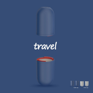 GURET Creative Travel Cup Toothpaste Toothbrush Storage Case For Bathroom Outdoor Travel Wash Set Bathroom Accessories Set