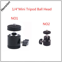 Mini Tripod Ball Head 1/4" Screw For Tripod 1/4" Screw For Flash Holder DSLR Camera Accessories 360 Swivel Bracket Holder